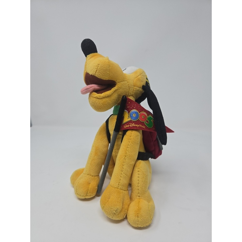 Walt Disney World 50th Anniversary Pluto Plush Collectable Stuffed Animal 9"‎